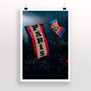 “Ultras PSG” sur C-Print Satiné